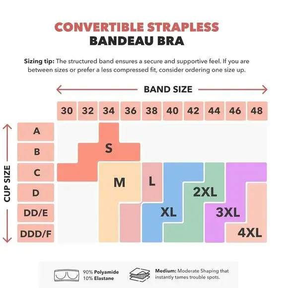 Truekind Bra Everyday Comfort V Neck Bralette Beige NWT Womens Medium - Picture 6 of 6